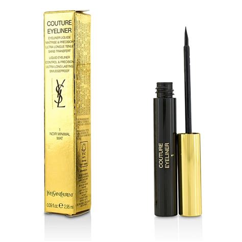 ysl couture eyeliner n1 noir|Yves Saint Laurent Couture Eye Liner 1 Noir Minimal Mat, .09 .